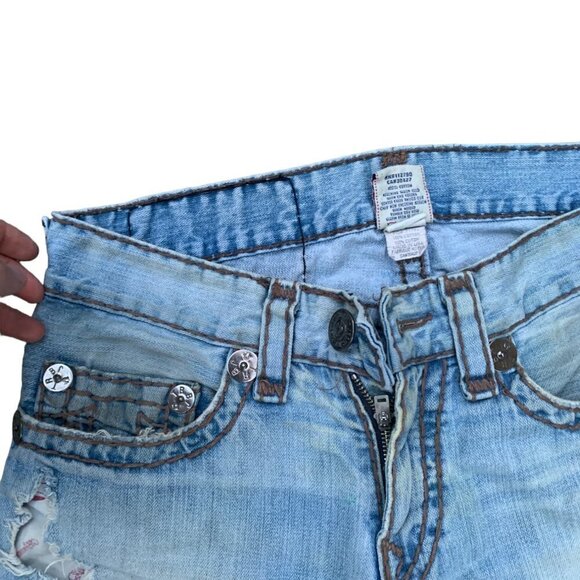 Vintage True Religion Jeans Size 32 BOBBY SUPER T Blue - Picture 9 of 9